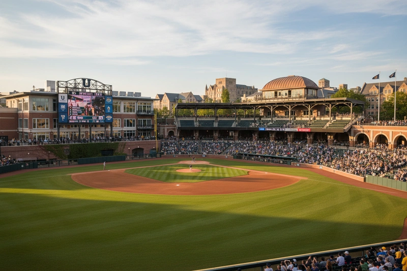 Historic college baseball stadium showcasing tradition and modern facilities